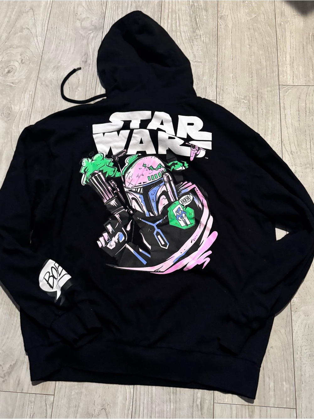 Star Wars Boba Fett Black Hoodie - Men's
